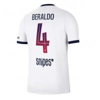 Camiseta Paris Saint-Germain Lucas Beraldo #4 Segunda Equipación Replica 2026-27 mangas cortas